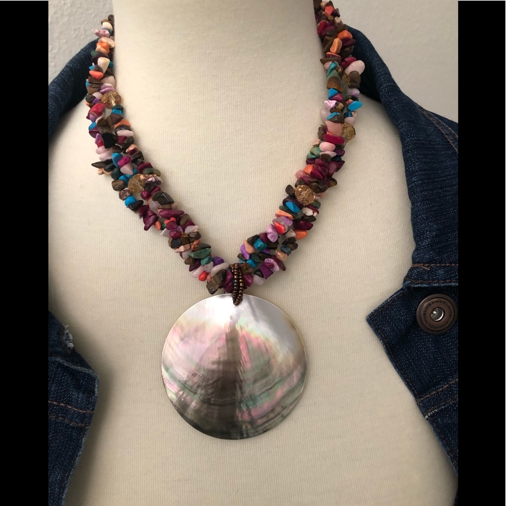 NWT - Beaded Shell Necklace. Never worn!